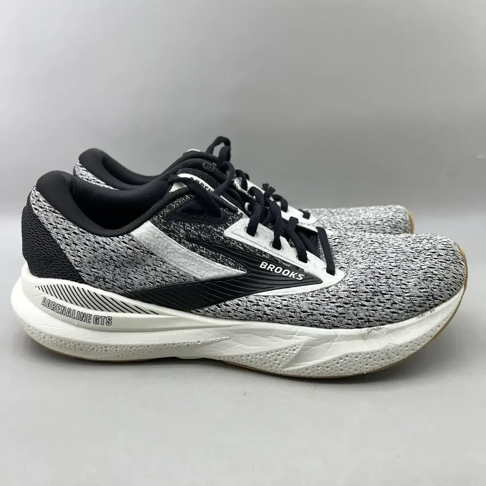 Brooks Adrenaline GTS 24 Running Shoes Men Size 10.5 Gray Mesh Comfort Sneakers